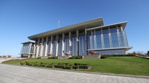 The Palace of Independence is the seat of the president of the Republic of Belarus. An archive photo